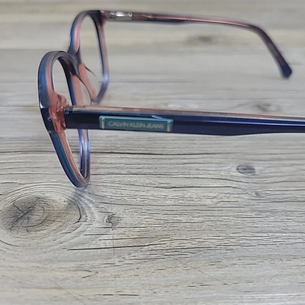 Calvin Klein Jeans CKJ305 437 Eyeglasses Frames Only Full Rim‎ 54-17-135 Blue